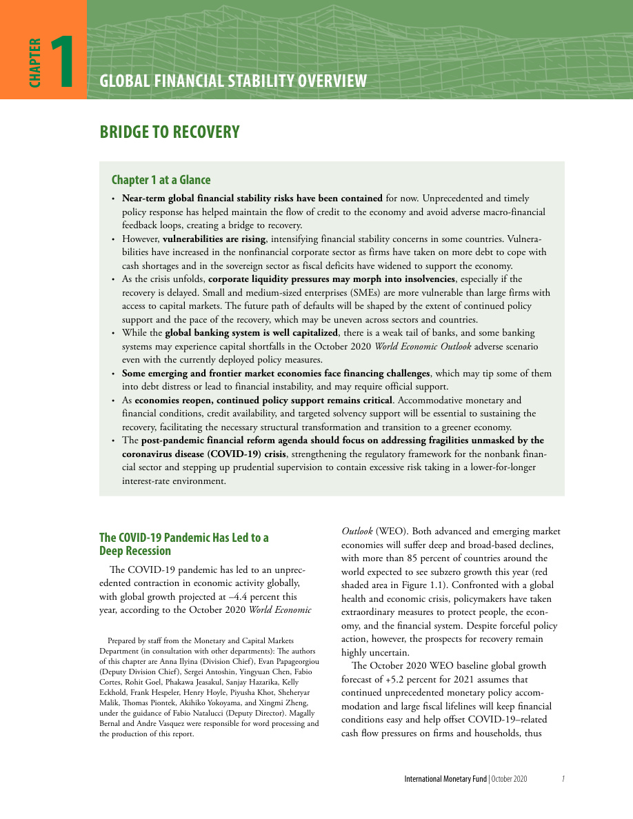 Global Financial Stability Report